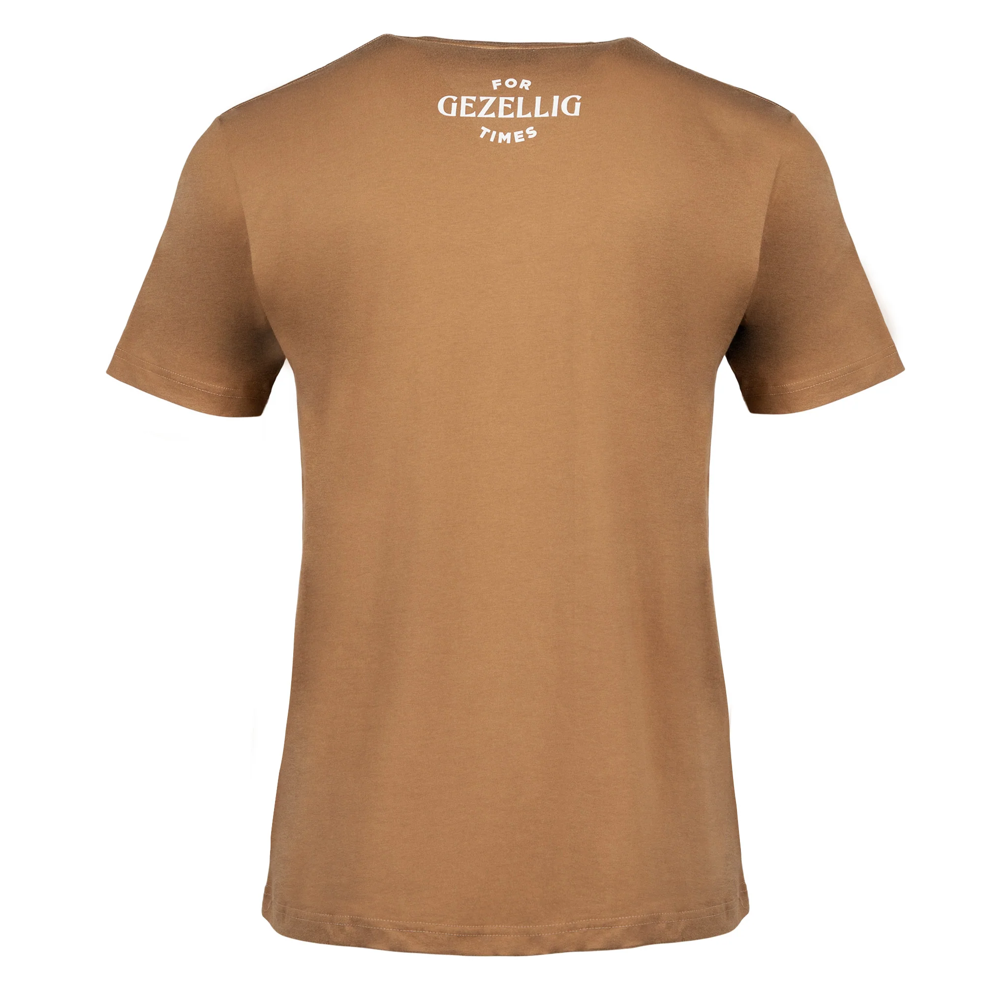 SALE - New Holland Wordmark T-shirt Brown - Image 3